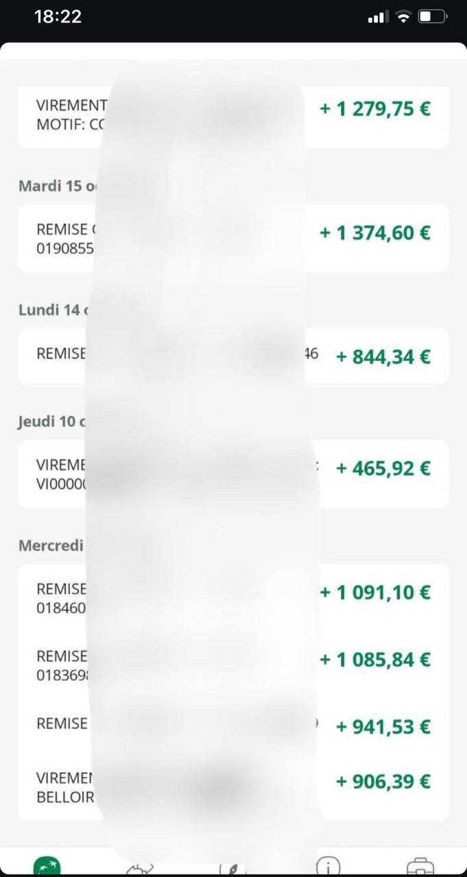 Banque encaisser 1