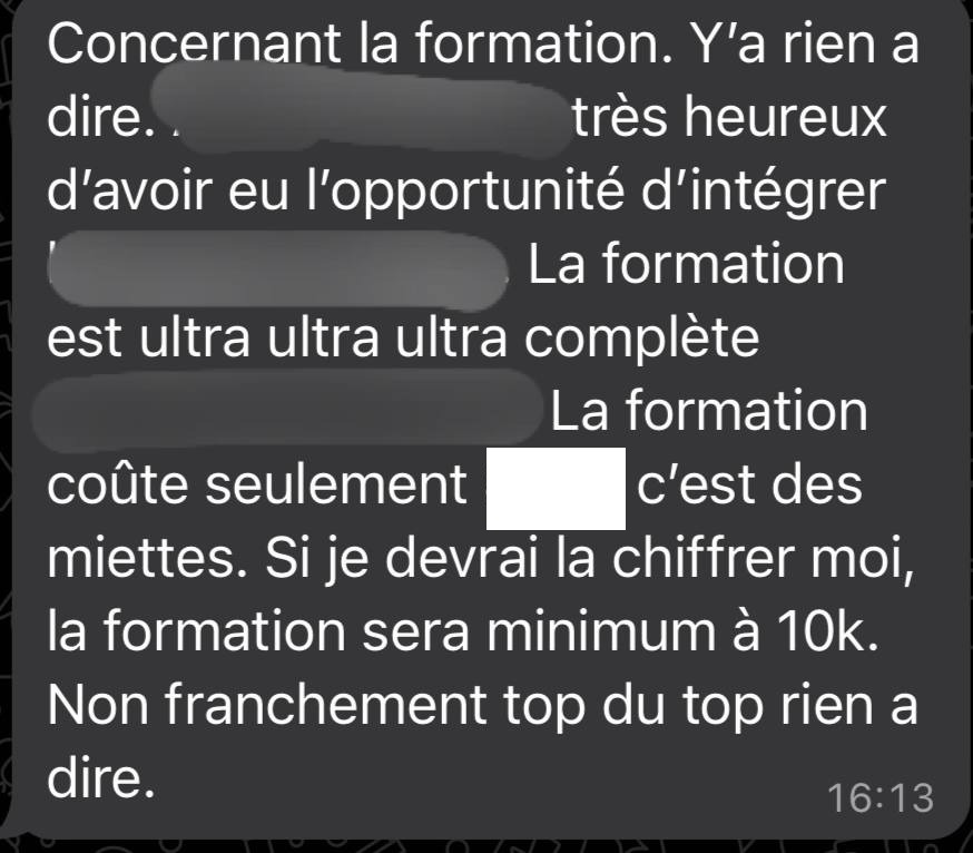 Témoignage 10K