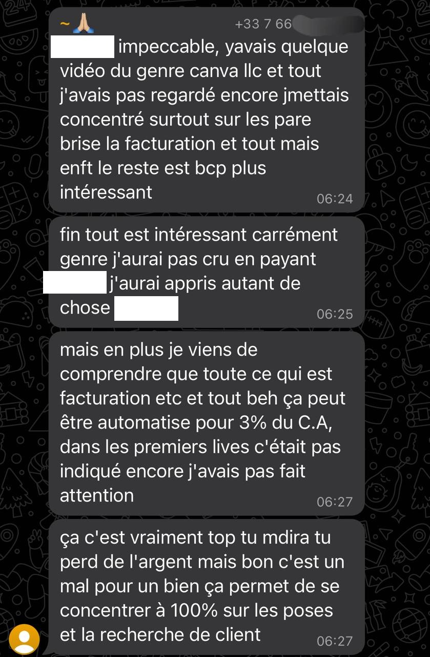 Témoignage délégation